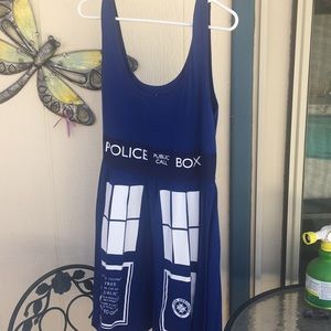 Authentic Doctor Who TARDIS police box dress